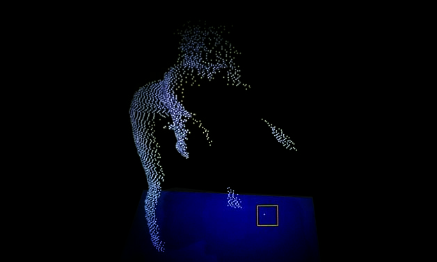 Liquid artwork for the 3D Water Matrix: GHOST by Ulf Langheinrich - simulation