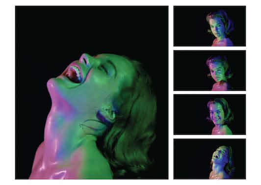 Epidemic - L'Enfer, six holographic creations featuring Romy Schneider